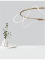 Lampa wisząca FIJO Złota 43W 3000K Luces Exclusivas LE41389 noxbox lampynox www.lampynox.pl