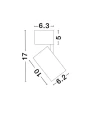 Spot COLMENAR Biały LED 10W CRI90 3000K Luces Exclusivas LE61472 noxbox lampynox www.lampynox.pl