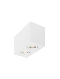 CHIVACOA Biały szer. 18cm. 2xGU10 Downlight regulowany Luces Exclusivas LE61451