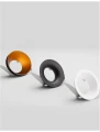 Oczko sufitowe CANTAURA Czarny | Złoty GU10 Luces Exclusivas LE61418 noxbox lampynox www.lampynox.pl