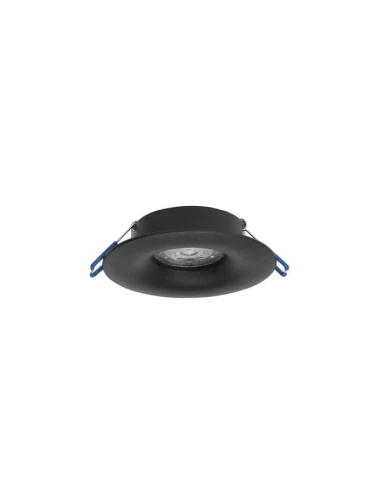 Oczko sufitowe BENIDORM Czarny GU10 Luces Exclusivas LE61403 noxbox lampynox www.lampynox.pl