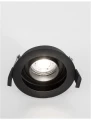 Oczko sufitowe regulowane ARROYITO Czarny GU10 Luces Exclusivas LE61380 noxbox lampynox www.lampynox.pl