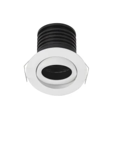 THARSIS Biały śr.6cm. LED 2W 3000K Oczko sufitowe regulowane Luces Exclusivas LE61331