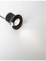 Oczko sufitowe regulowane THARSIS Czarny śr.6cm. LED 2W 3000K Luces Exclusivas LE61332 noxbox lampynox www.lampynox.pl
