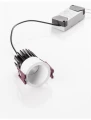 Oczko sufitowe łazienkowe TURMERO Biały LED 7W 3000K IP32 Luces Exclusivas LE61338 noxbox lampynox www.lampynox.pl