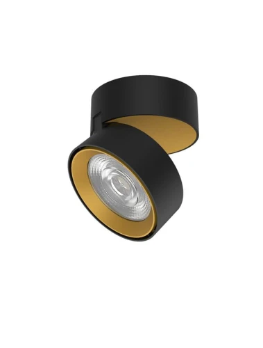 Spot ALBACETE Złoty | Czarny LED 20W CRI90 UGR<13 3000K Luces Exclusivas LE61358 noxbox lampynox www.lampynox.pl