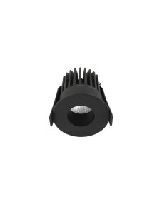 TERCERO Czarny LED 9W 3000K IP42 Oczko sufitowe łazienkowe Luces Exclusivas LE61330