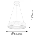 Lampa wisząca Adeline Biały mat śr. 60cm. LED 36W 4000K Rabalux 2510  5998250325101 noxbox lampynox www.lampynox.pl 5.jpg