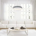 Lampa wisząca z pilotem Adeline Popielaty śr. 45cm. LED 24W 3000-6000K Rabalux 3929  5998250339290 noxbox lampynox www.lampynox.pl 3.jpg