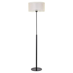 ANETA Beż | Czarny E27 Lampa podłogowa stojąca Rabalux 5094