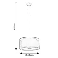 Lampa wiszące ANETA Beż  Czarny E27 Rabalux 5096  5998250350967 noxbox lampynox www.lampynox.pl 3.jpg