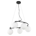 Lampa wisząca Aslan Czarny 5xE14 Rabalux 3470  5998250334707 noxbox lampynox www.lampynox.pl 1.jpg