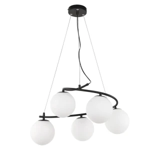 Aslan Czarny 5xE14 Lampa wisząca Rabalux 3470