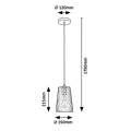 Lampa wisząca Azurine Niebieski E27 Rabalux 5226  5998250352268 noxbox lampynox www.lampynox.pl 3.jpg