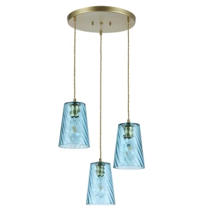 Azurine Niebieski 3xE27 Lampa wisząca Rabalux 5227