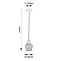 Lampa wisząca Belano Czarny E27 Rabalux 3539  5998250335391 noxbox lampynox www.lampynox.pl 3.jpg