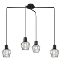 Lampa wisząca pająk Belano Czarny 4xE27 Rabalux 3540  5998250335407 noxbox lampynox www.lampynox.pl 1.jpg