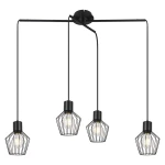 Belano Czarny 4xE27 Lampa wisząca pająk Rabalux 3540