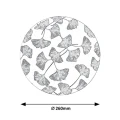 Lampa sufitowa Benita Biały śr. 26cm. LED 18W 3000K Rabalux 3075  5998250330754 noxbox lampynox www.lampynox.pl 3.jpg