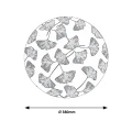 Lampa sufitowa Benita Biały śr. 38cm. LED 24W 3000K Rabalux 3076  5998250330761 noxbox lampynox www.lampynox.pl 3.jpg