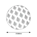 Lampa sufitowa Benita Biały śr. 26cm. LED 18W 4000K Rabalux 3077  5998250330778 noxbox lampynox www.lampynox.pl 3.jpg