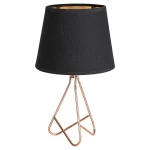 Blanka Czarny | Miedź E14 Lampka stołowa Rabalux 2774 ( dostępne 3 szt. )