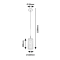 Lampa wisząca Callia Popielaty E14 Rabalux 3018  5998250330181 noxbox lampynox www.lampynox.pl 4.jpg
