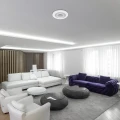 Plafon z pilotem Calvin Biały śr. 50cm.  LED 40W 3000-6000K RGB Rabalux 3015  5998250330150 noxbox lampynox www.lampynox.pl 2.jpg