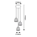 Lampa wisząca Calypso Chrom 3xE14 Rabalux 5318  5998250353180 noxbox lampynox www.lampynox.pl 4.jpg