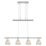 Calypso Chrom 4xE14 Regulowana wysokość Lampa wisząca Rabalux 5319