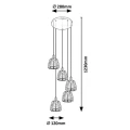Lampa wisząca Calypso Chrom 5xE14 Rabalux 5321  5998250353210 noxbox lampynox www.lampynox.pl 4.jpg