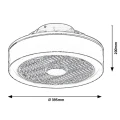 Lampa sufitowa Dalfon z wiatrakiem LED 30W Pilot barwa światła zmienna ściemnialna Rabalux 6857  5998250368573 noxbox lampynox www.lampynox.pl 3.jpg