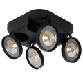 Spotlight VERSUM AR111 Czarny ściemnialny 4x10W 2700K Lucide 229604030  5411212221247 lampynox noxbox www.lampynox.pl 2.jpg