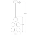 Lampa wisząca TYCHO Satynowy brąz 6xG9 Lucide 454740602  5411212450876 lampynox noxbox www.lampynox.pl 8.jpg