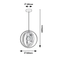 Lampa wisząca Harlow Złoty śr. 30cm. E27 Rabalux 3607  5998250336077 noxbox lampynox www.lampynox.pl 4.jpg