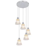Hestia Chrom 5xE14 Lampa wisząca Rabalux 5305