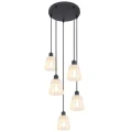 Lampa wisząca Jarina Czarny 5xE27 Rabalux 5334  5998250353340 noxbox lampynox www.lampynox.pl 1.jpg