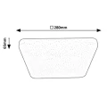 Plafon Efekt świecenia gwiaździsty LUCAS Biały szer. 28cm. LED 12W 4000K Rabalux 3072  5998250330723 noxbox lampynox www.lampynox.pl 3.jpg