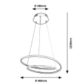 Lampa wisząca Meridia Czarny LED 40W 3000K Rabalux 3257  5998250332574 noxbox lampynox www.lampynox.pl 3.jpg