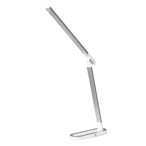 Misha Srebrny | Biały LED 7W 4000K Ładowarka USB, Ściemnialna Lampka biurkowa Rabalux 3349