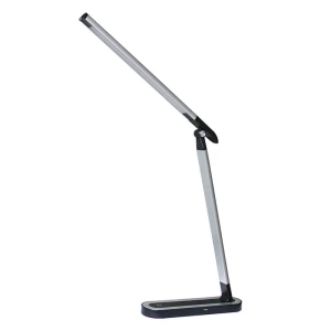 Misha Srebrny | Czarny LED 7W 4000K Ładowarka USB, Ściemnialna Lampka biurkowa Rabalux 3350