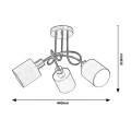 Lampa sufitowa Natina Brąz 3xE14 Rabalux 4980  5998250349800 noxbox lampynox www.lampynox.pl 3.jpg