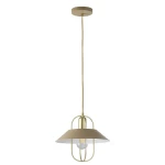 Nesrin Złoty | Beż E27 Lampa wisząca Rabalux 3519