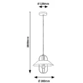 Lampa wisząca Nesrin Złoty  Beż E27 Rabalux 3519  5998250335193 noxbox lampynox www.lampynox.pl 4.jpg