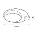 Lampa sufitowa SAPHIRA Czarny LED 48W 3000K Rabalux 3530  5998250335308 noxbox lampynox www.lampynox.pl 3.jpg