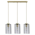 Lampa wisząca Sheila Złoty  Szary przydymiony 3xE27 Rabalux 5229  5998250352299 noxbox lampynox www.lampynox.pl 1.jpg