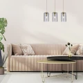 Lampa wisząca Sheila Złoty  Szary przydymiony 3xE27 Rabalux 5229  5998250352299 noxbox lampynox www.lampynox.pl 2.jpg