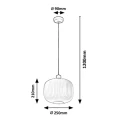 Lampa wisząca Soraya Popiel  Biały E27 Rabalux 3970  5998250339702 noxbox lampynox www.lampynox.pl 3.jpg