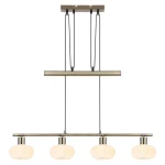 Sorina Mosiądz antyczny 4xE14 Lampa wisząca regulowana Rabalux 3917