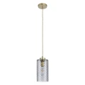 Lampa wisząca Sheila Złoty  Szary przydymiony E27 Rabalux 5228  5998250352282 noxbox lampynox www.lampynox.pl 1.jpg